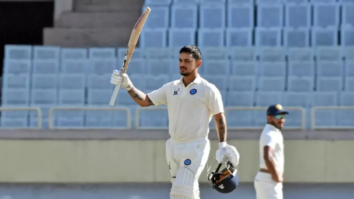 duleep-trophy-ishan-kishan-makes-remarkable-return-to-competitive-cricket-smashes-hundred-for-india-c-on-day-1